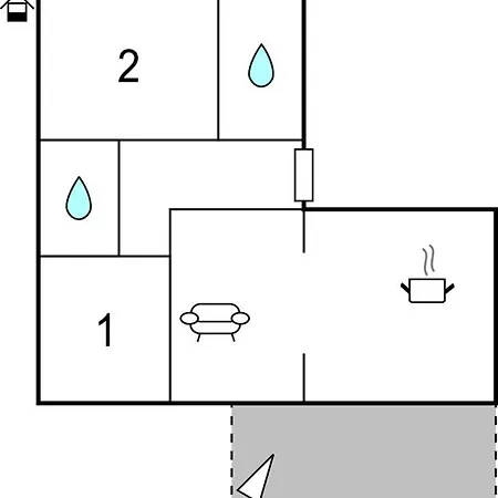 公寓 2 Bedroom In *